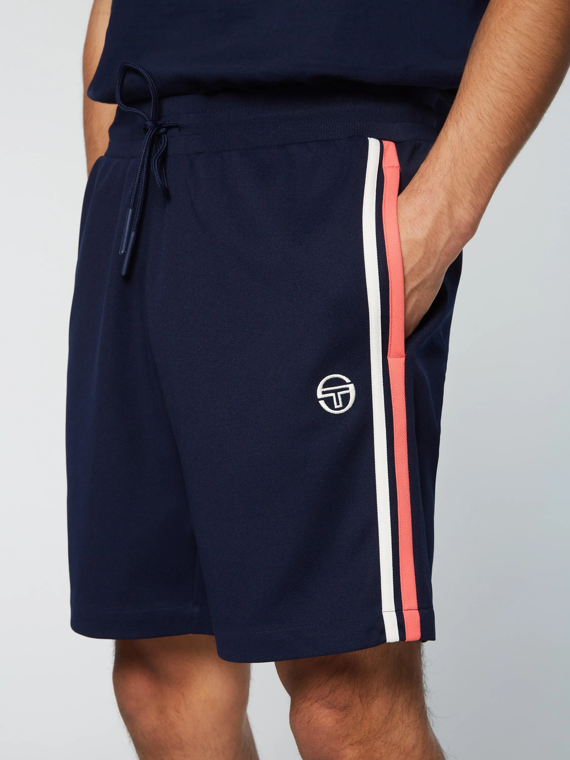 Damarindo Short Archivio- Gardenia/ Maritime Blue