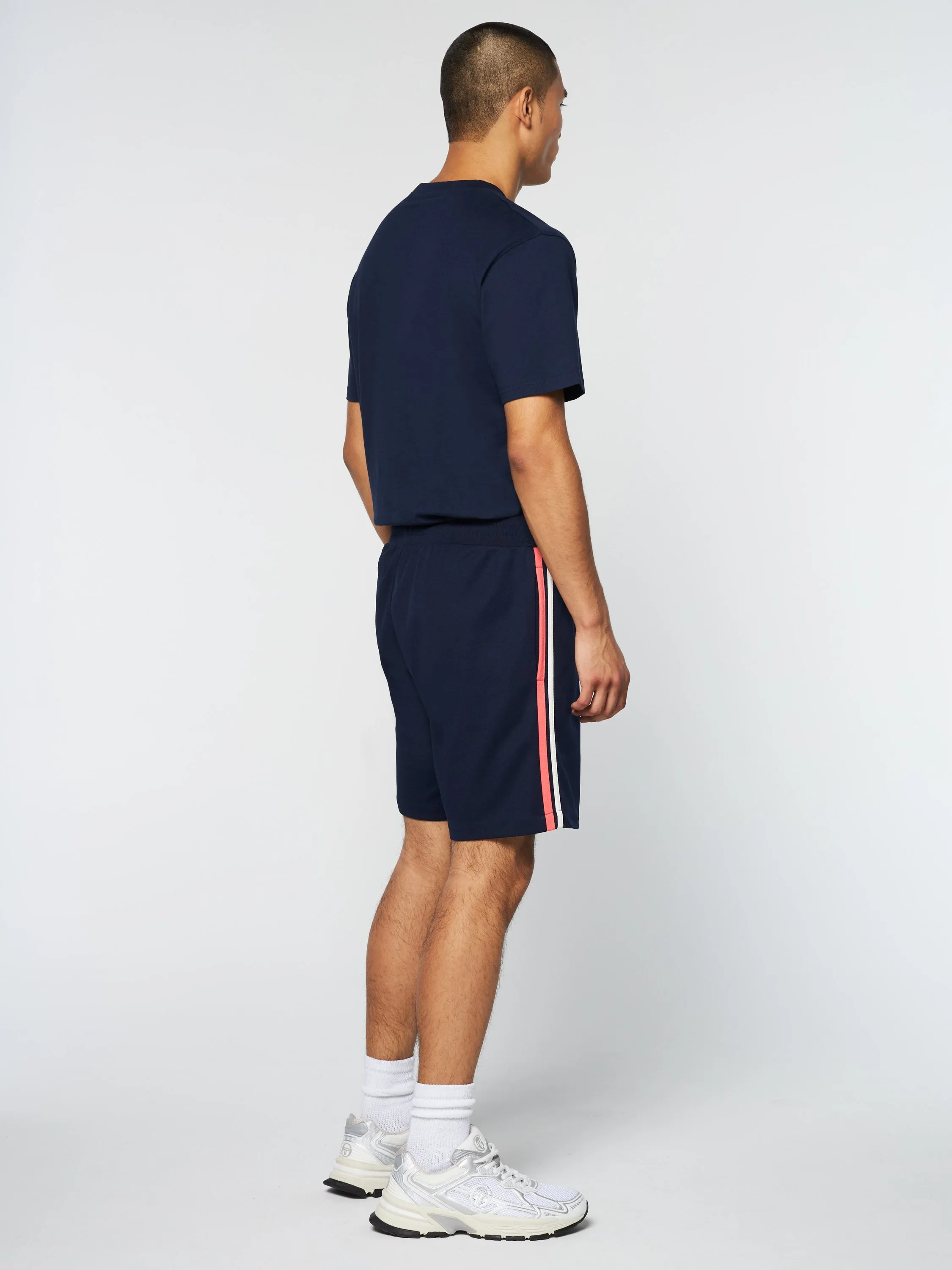 Damarindo Short Archivio- Gardenia/ Maritime Blue