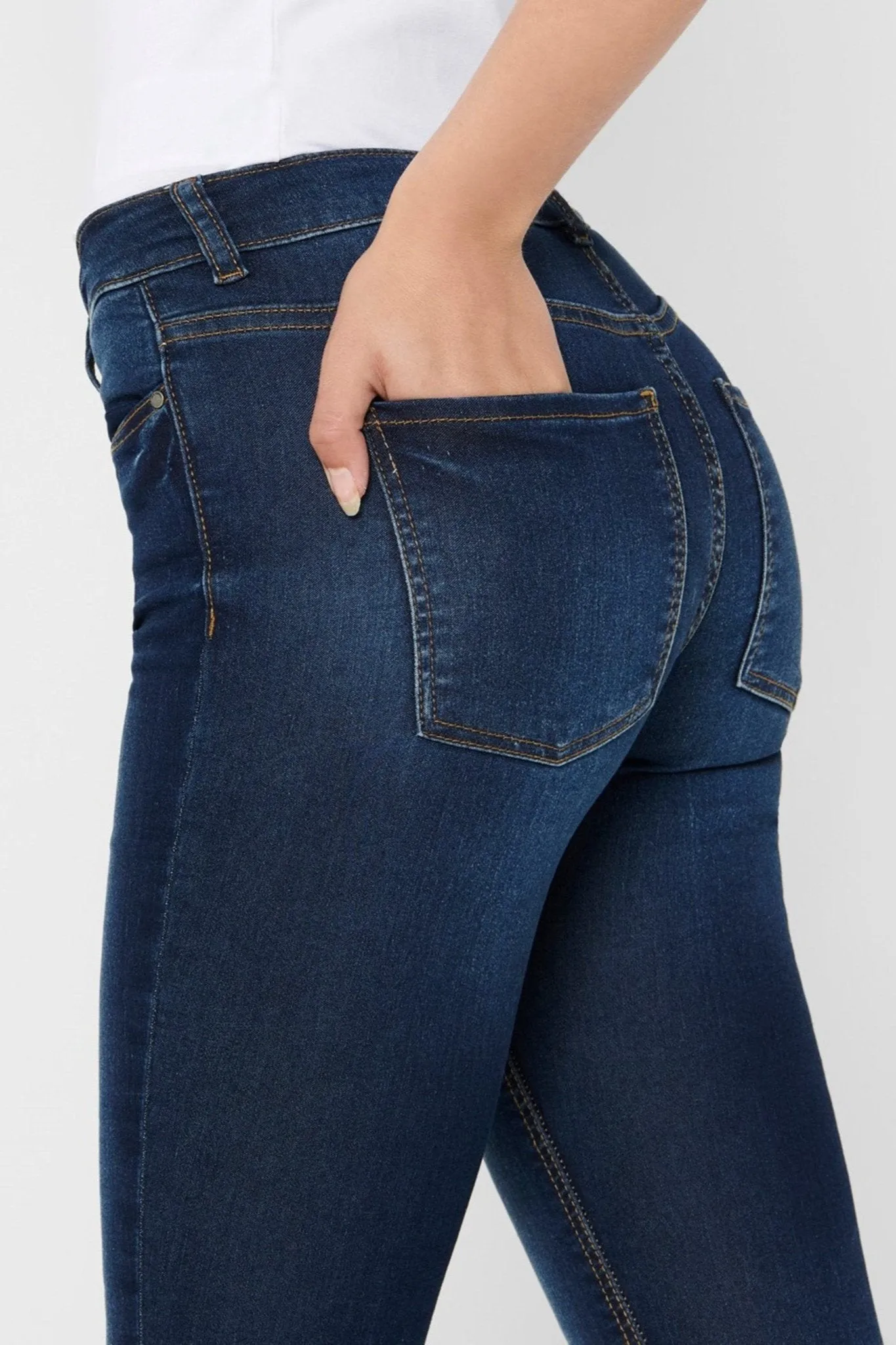 De Originale Performance Jeans - Blå denim (mid waist)