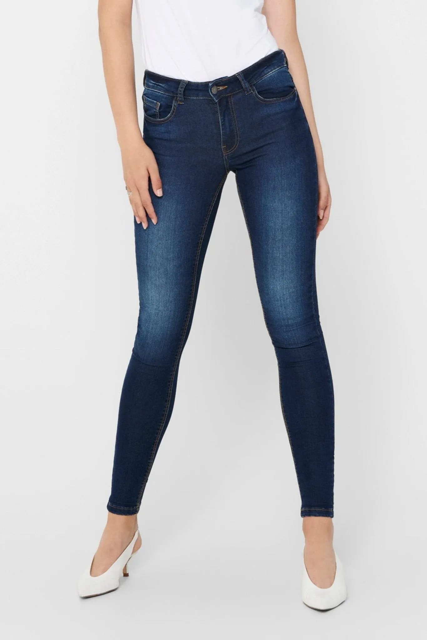 De Originale Performance Jeans - Blå denim (mid waist)