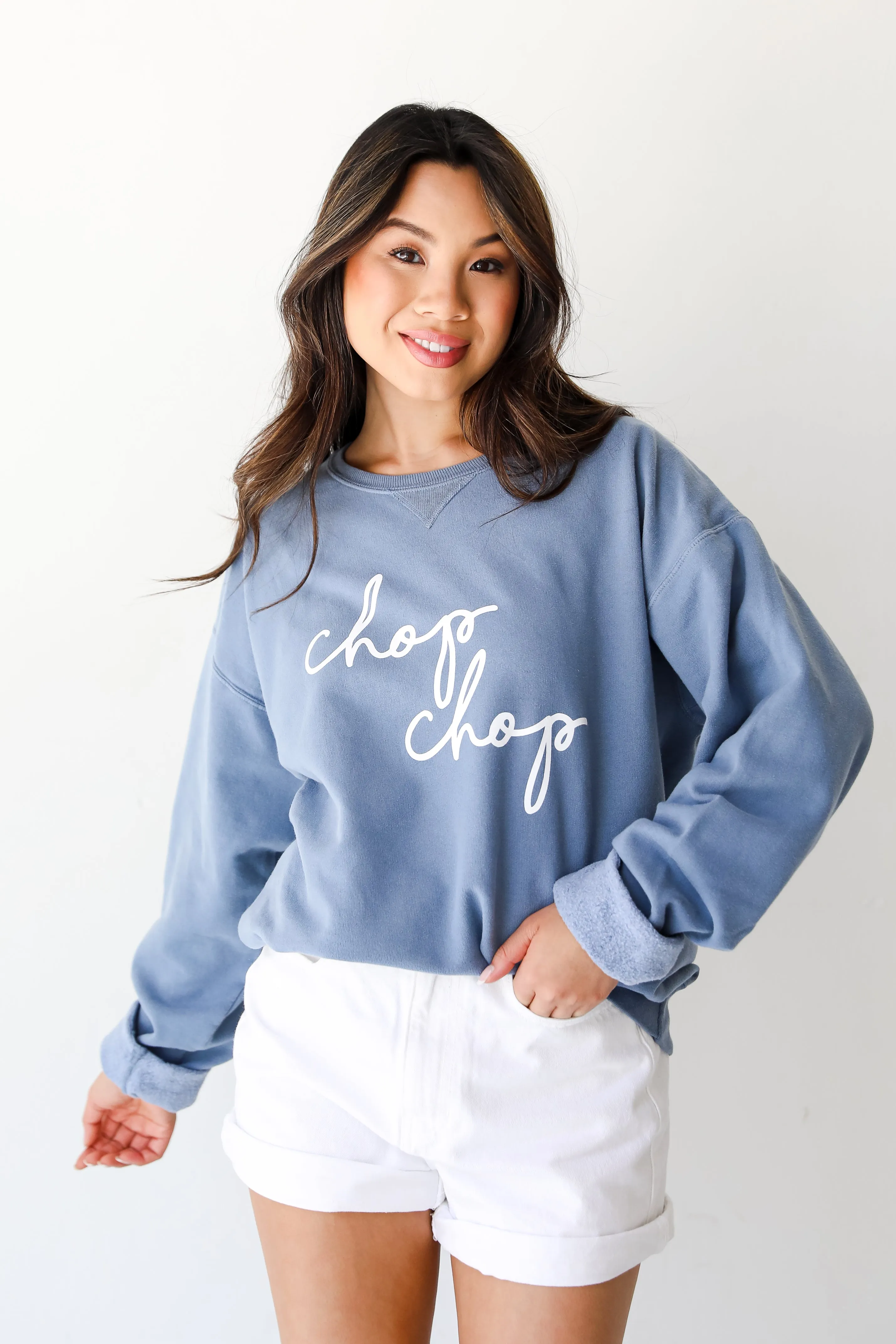 Denim Chop Chop Sweatshirt