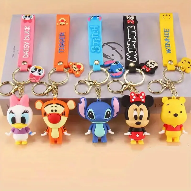 Donald Duck Silicone | 3D Lanyard Keychain | Durable