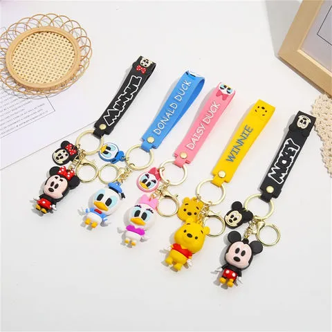 Donald Duck Silicone | 3D Lanyard Keychain | Durable