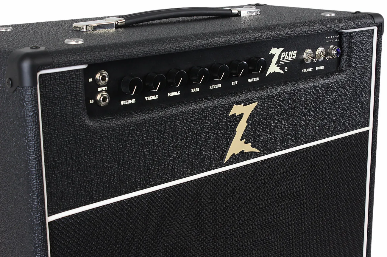 Dr. Z Z-Plus 1x12 Lite Cab Combo, Black, Black Grille