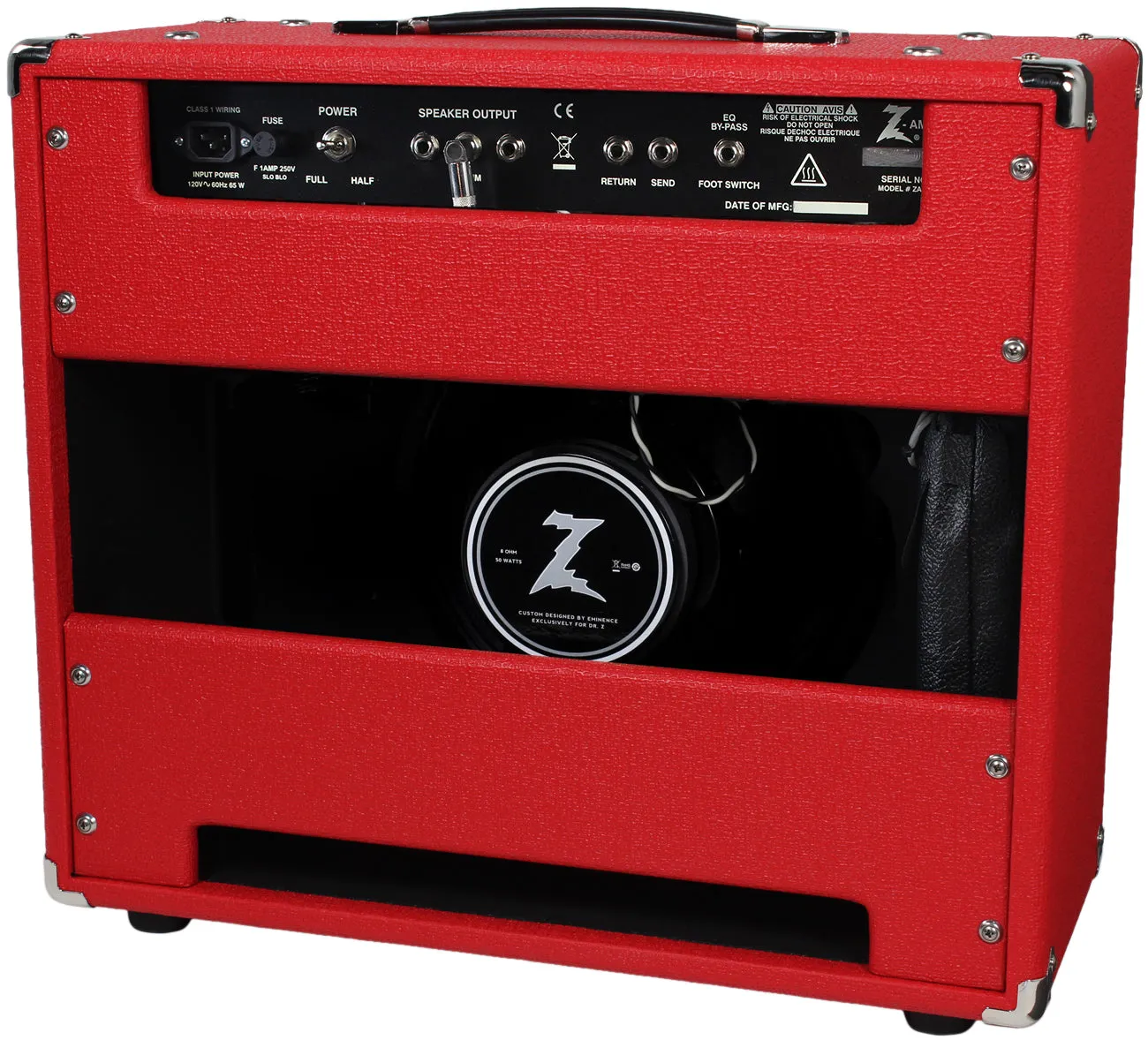 Dr. Z Z-Plus 1x12 Lite Cab Combo - Red w/ ZW