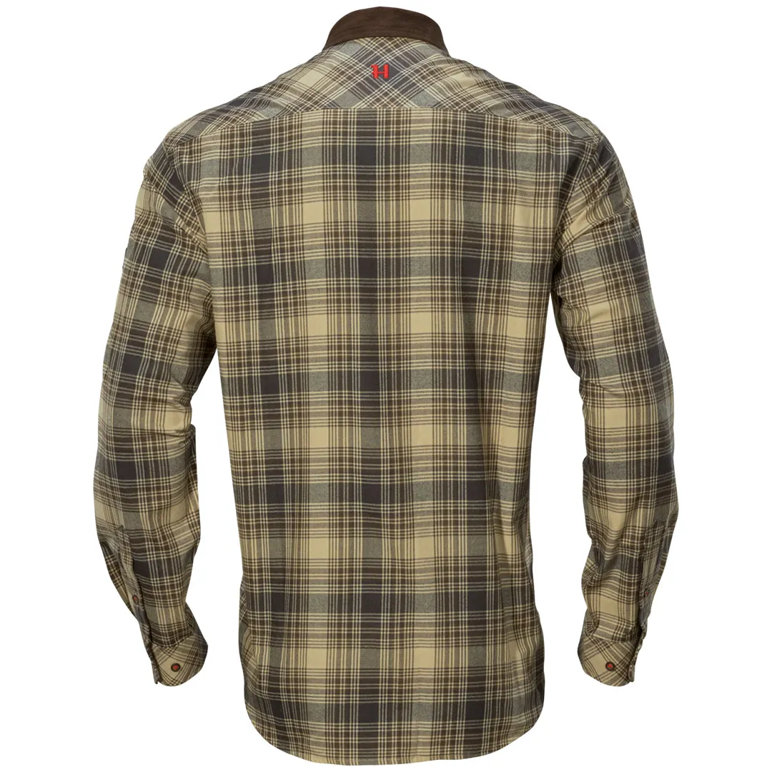 Driven Hunt Flannel Shirt - Light Teak Check By Harkila