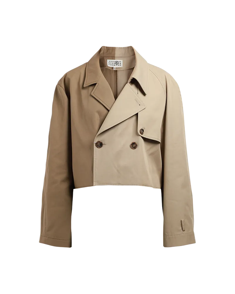 Dual Cropped Trench Coat