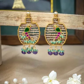 Eclectic Grace Parrot Earrings