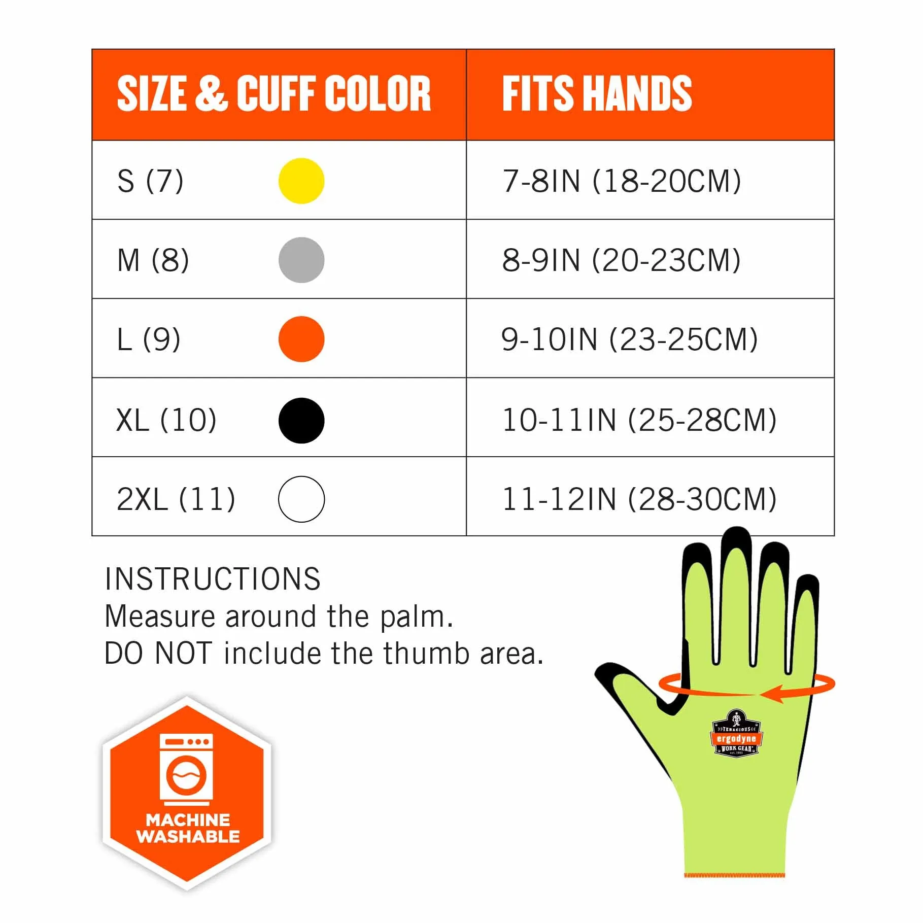 Ergodyne 17816 7041 2XL Lime ANSI A4 Nitrile-Coated CR Gloves