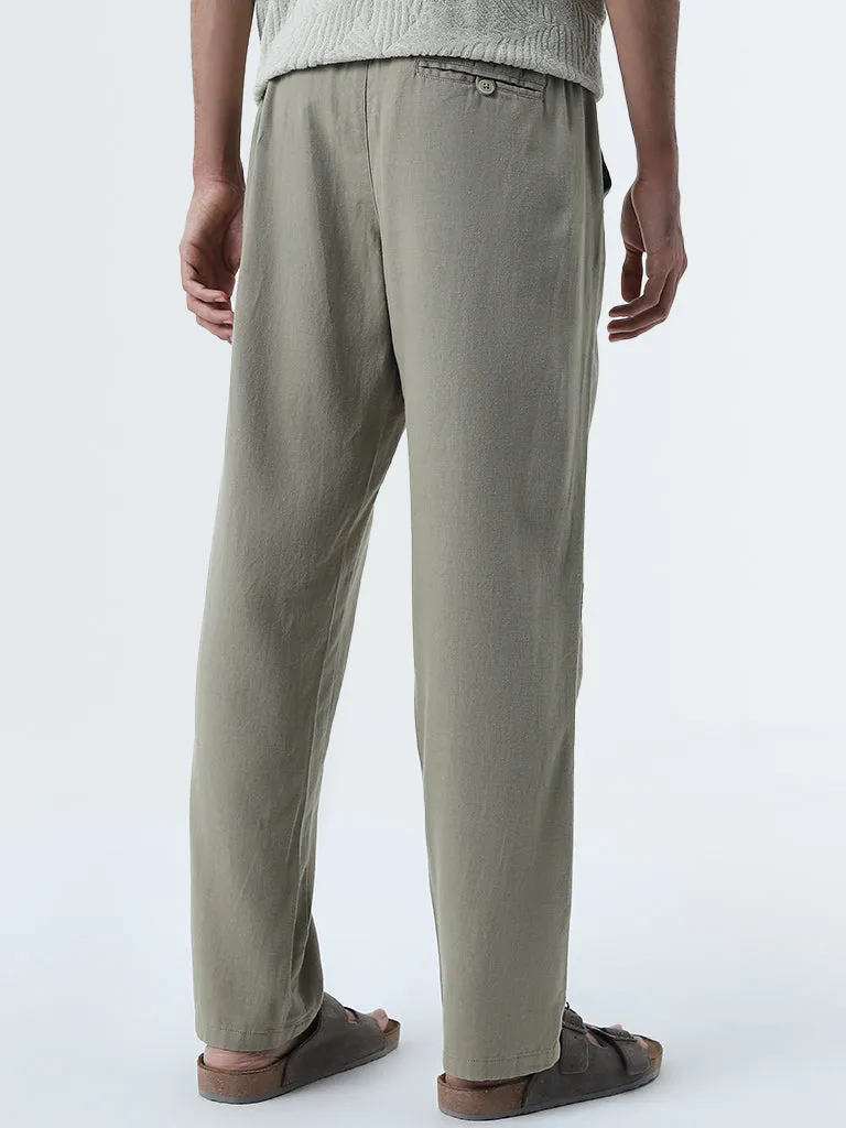 ETA Sage Relaxed-Fit Mid-Rise Cotton Chinos