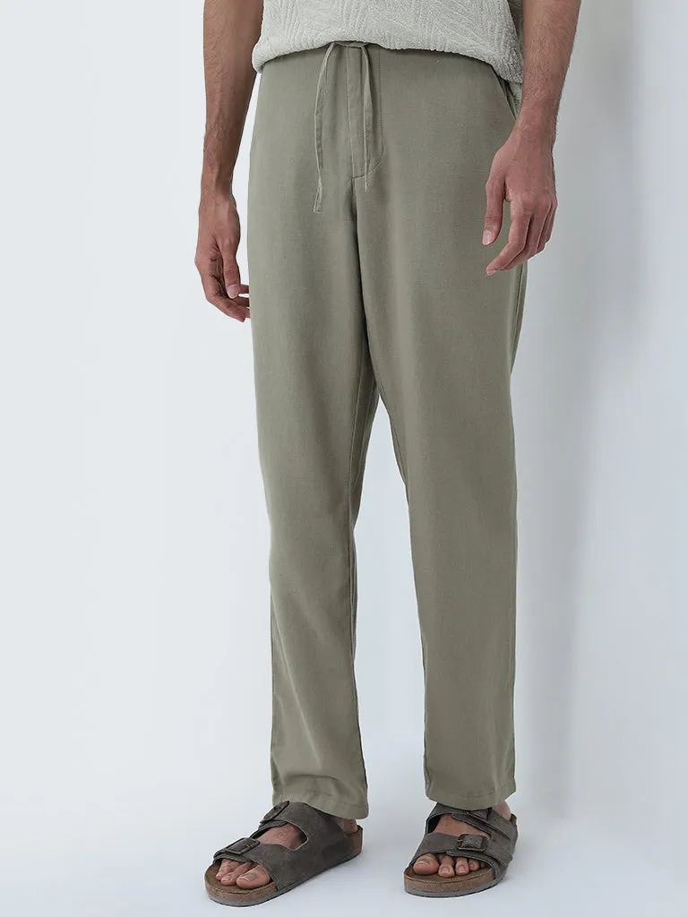 ETA Sage Relaxed-Fit Mid-Rise Cotton Chinos