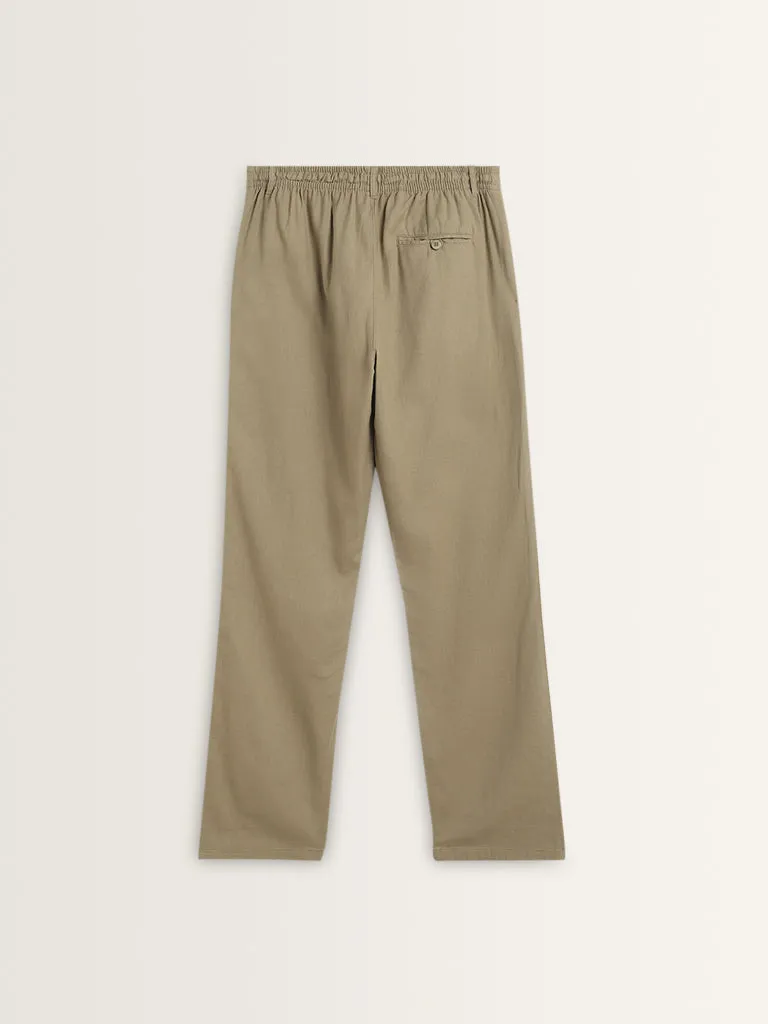 ETA Sage Relaxed-Fit Mid-Rise Cotton Chinos