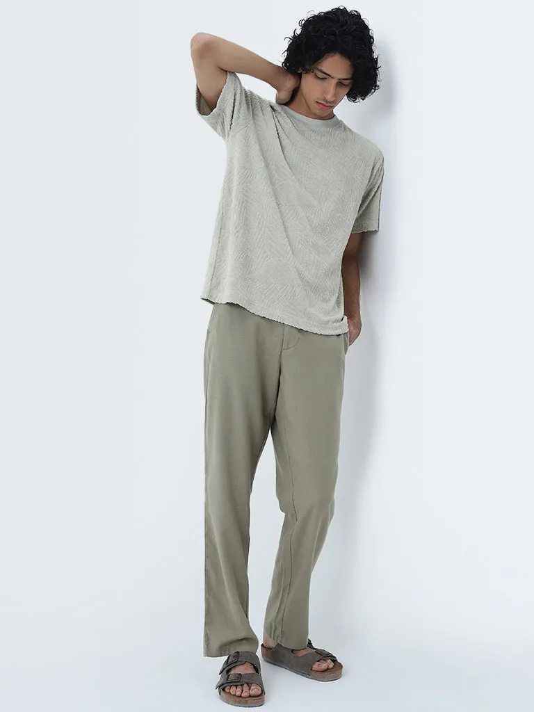 ETA Sage Relaxed-Fit Mid-Rise Cotton Chinos