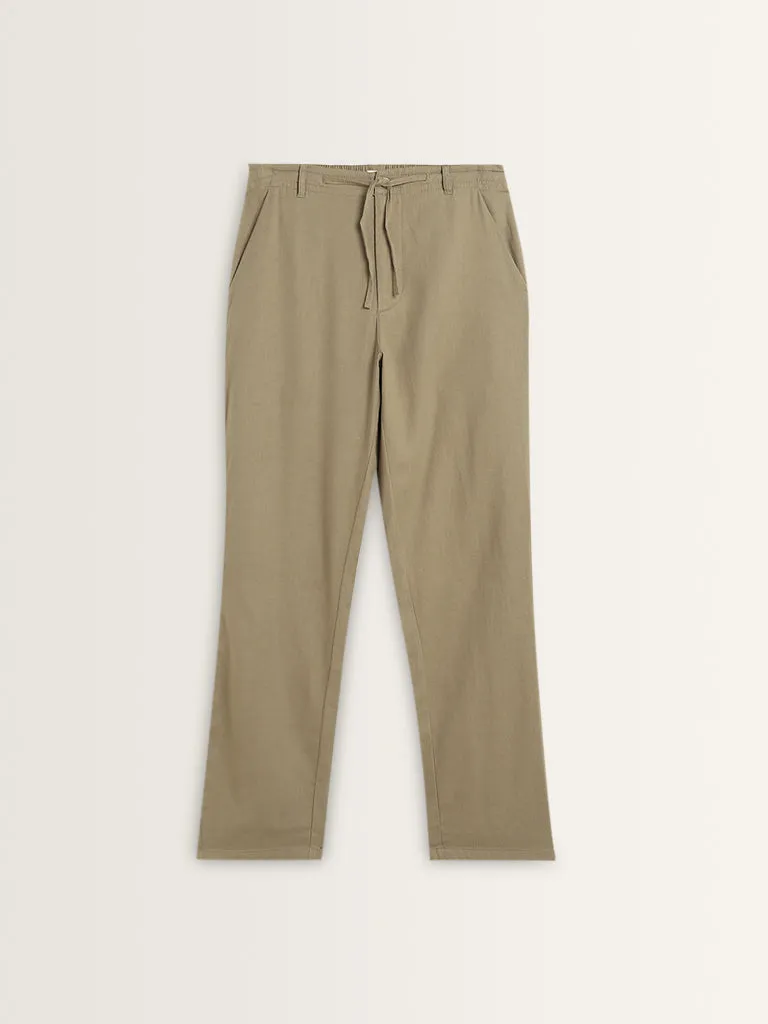 ETA Sage Relaxed-Fit Mid-Rise Cotton Chinos