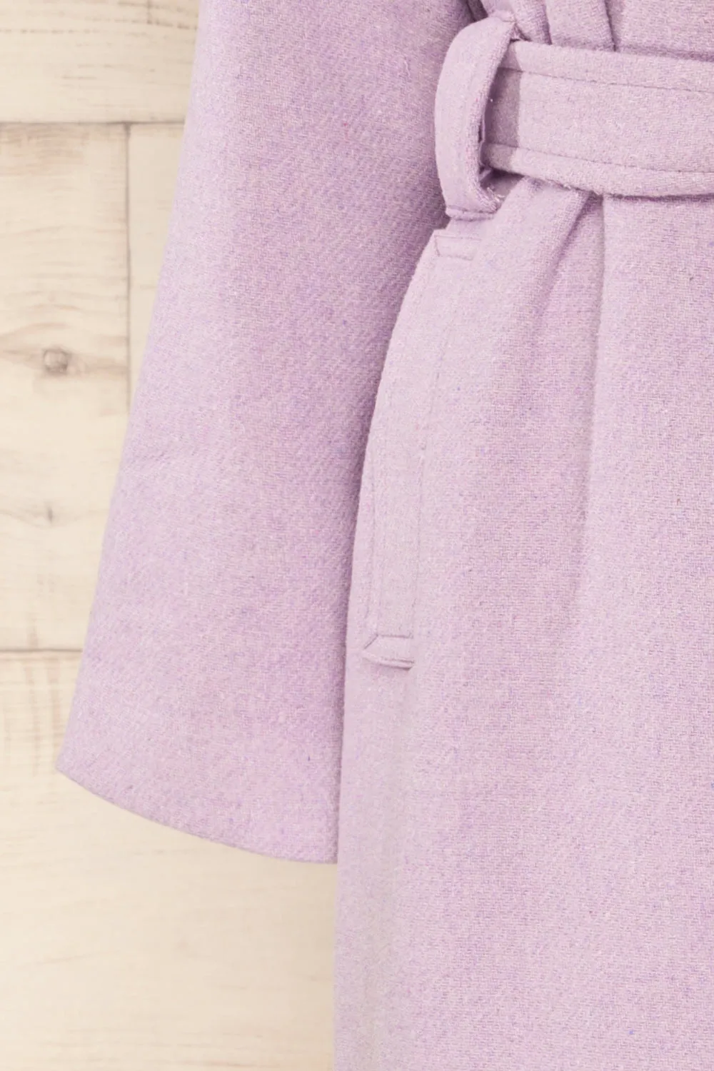 Faksfjord Lilac | Trench Coat w/ Belt