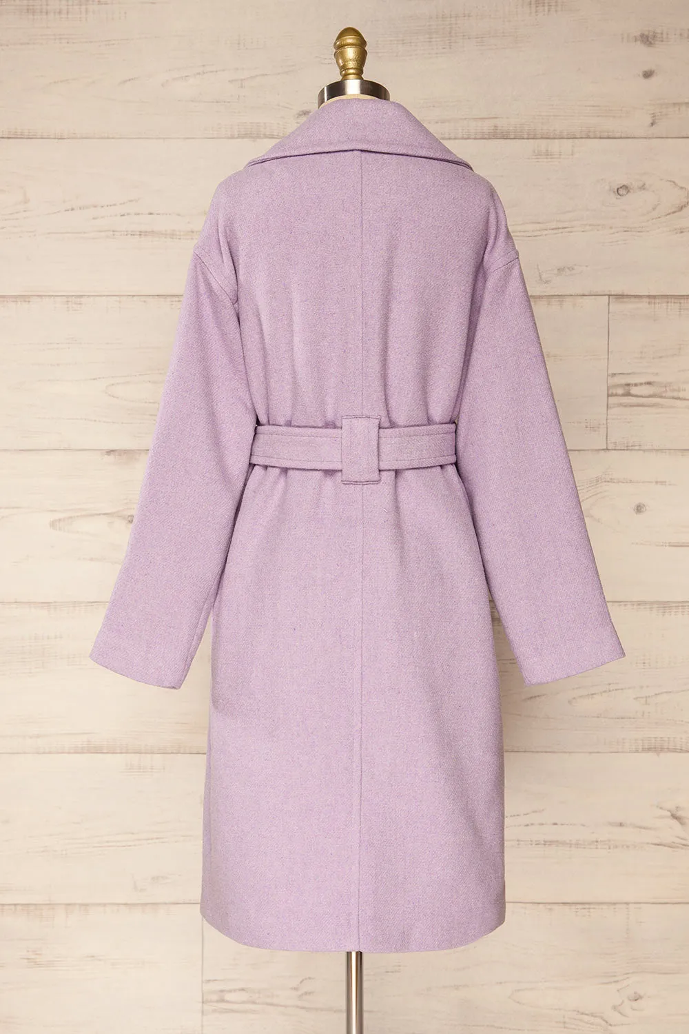 Faksfjord Lilac | Trench Coat w/ Belt