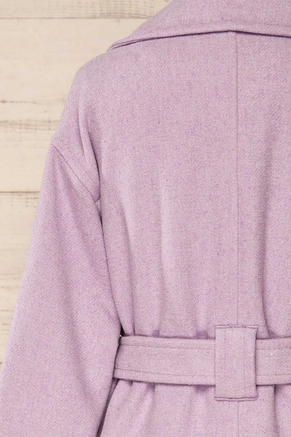 Faksfjord Lilac | Trench Coat w/ Belt