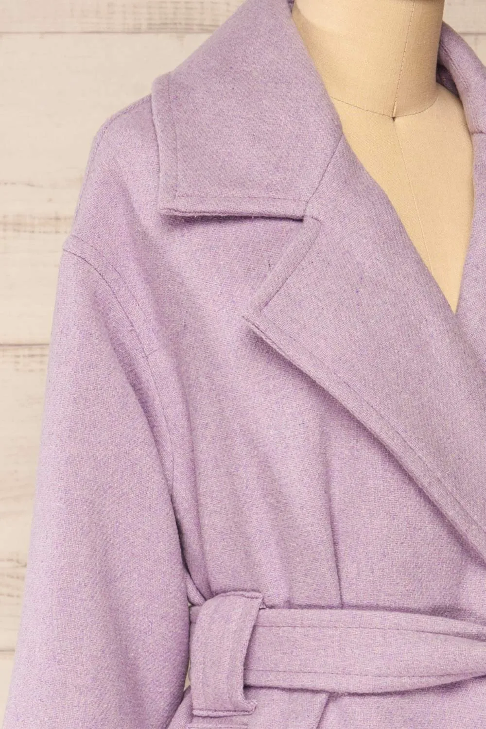 Faksfjord Lilac | Trench Coat w/ Belt