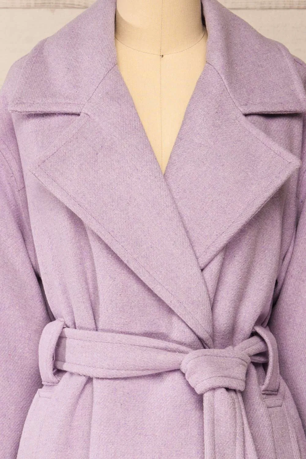 Faksfjord Lilac | Trench Coat w/ Belt