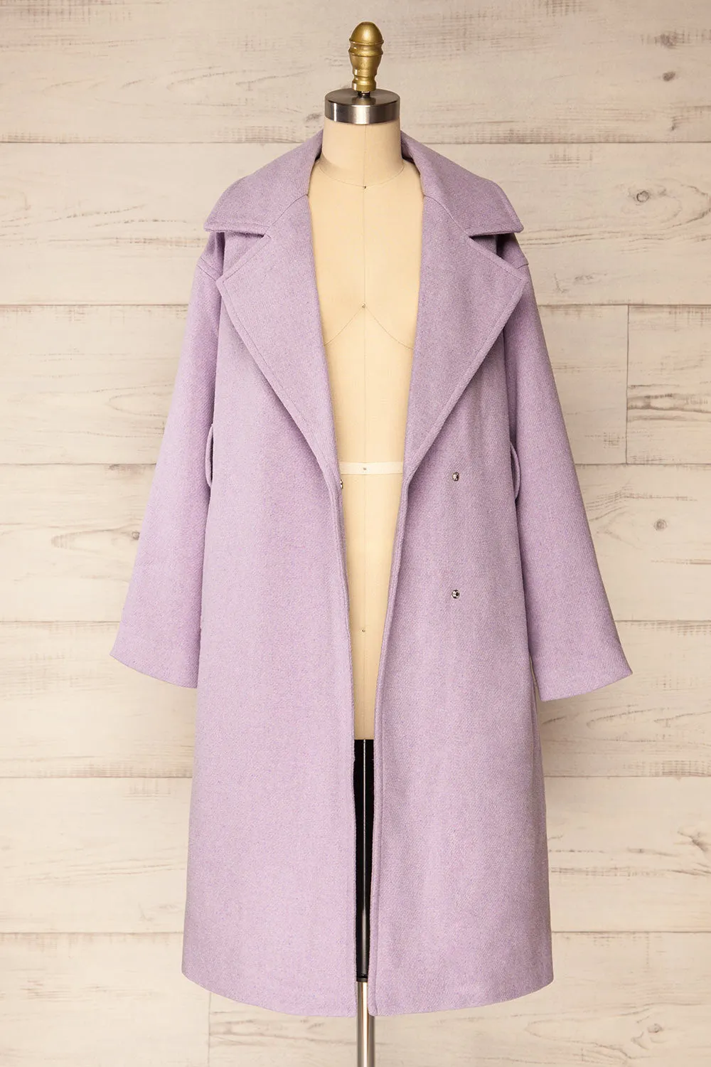 Faksfjord Lilac | Trench Coat w/ Belt