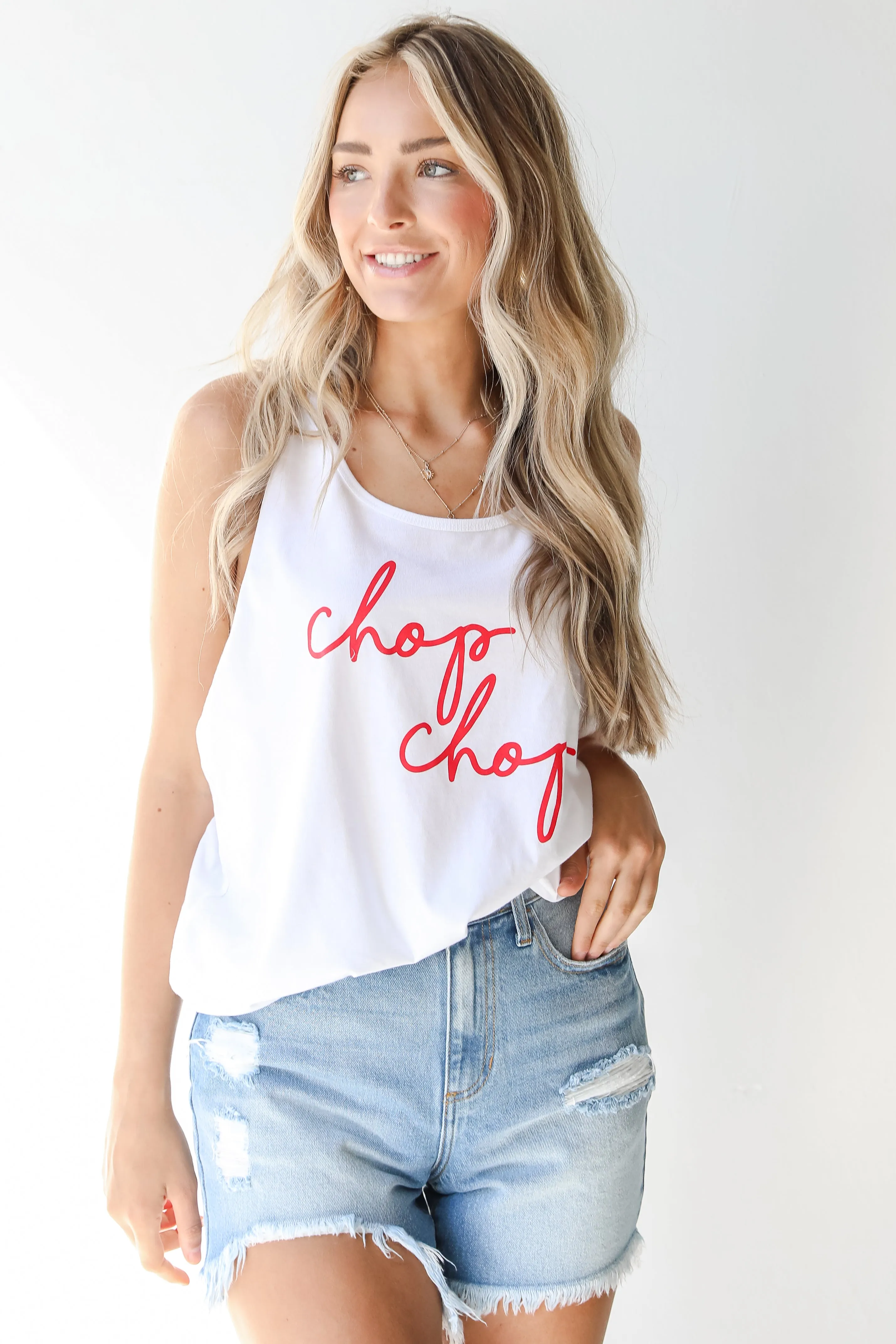 FINAL SALE - Chop Chop Graphic Tank