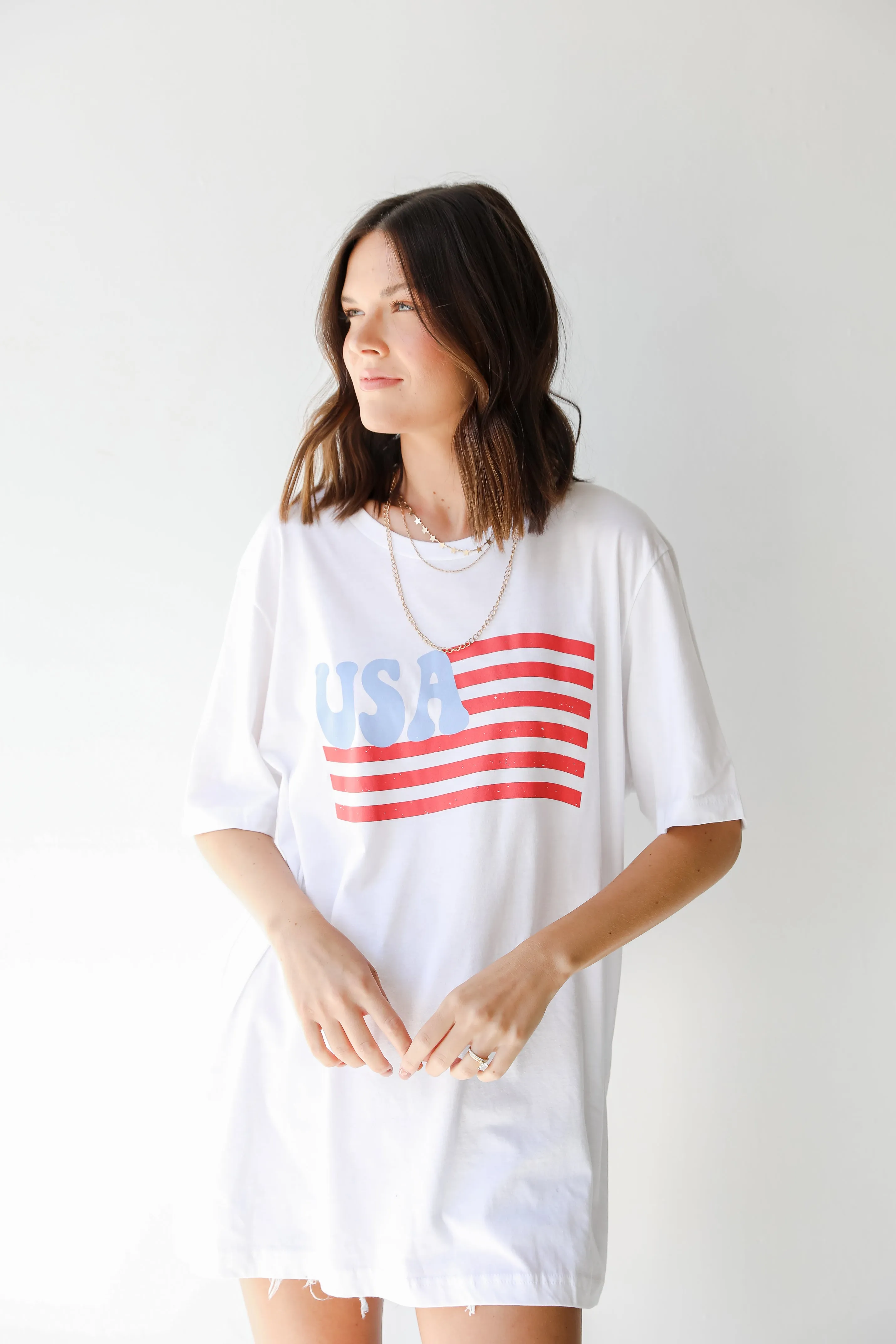 FINAL SALE - USA Flag Graphic Tee