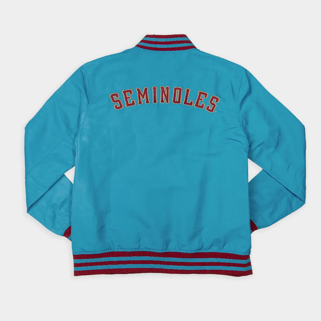 Florida State Seminole Heritage Turquoise Bomber Jacket