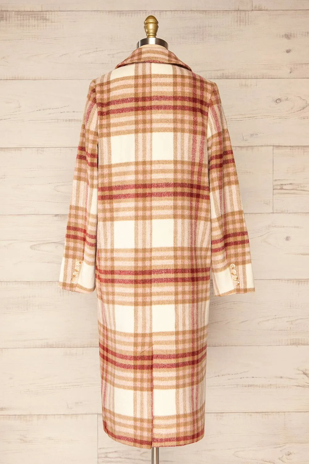 Fuenlabrada | Plaid Trench Coat