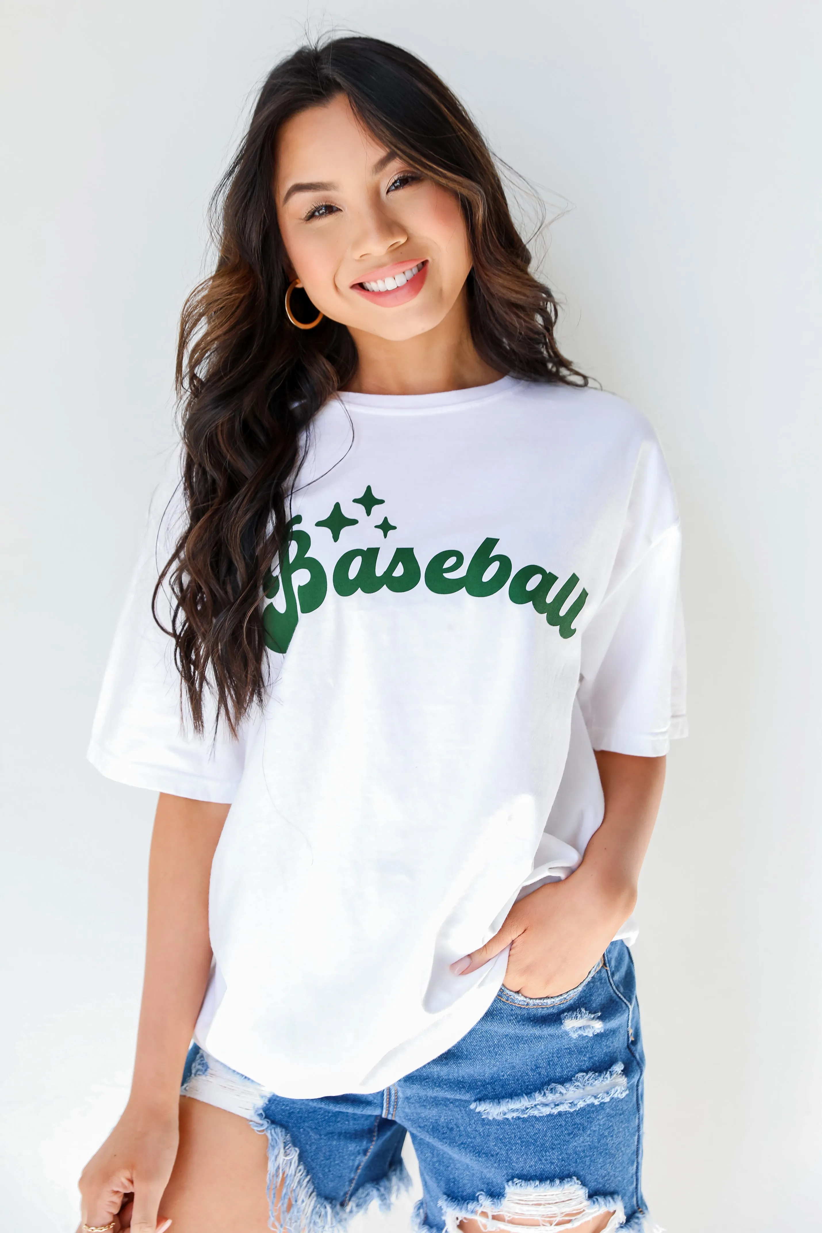 Green Baseball Tee