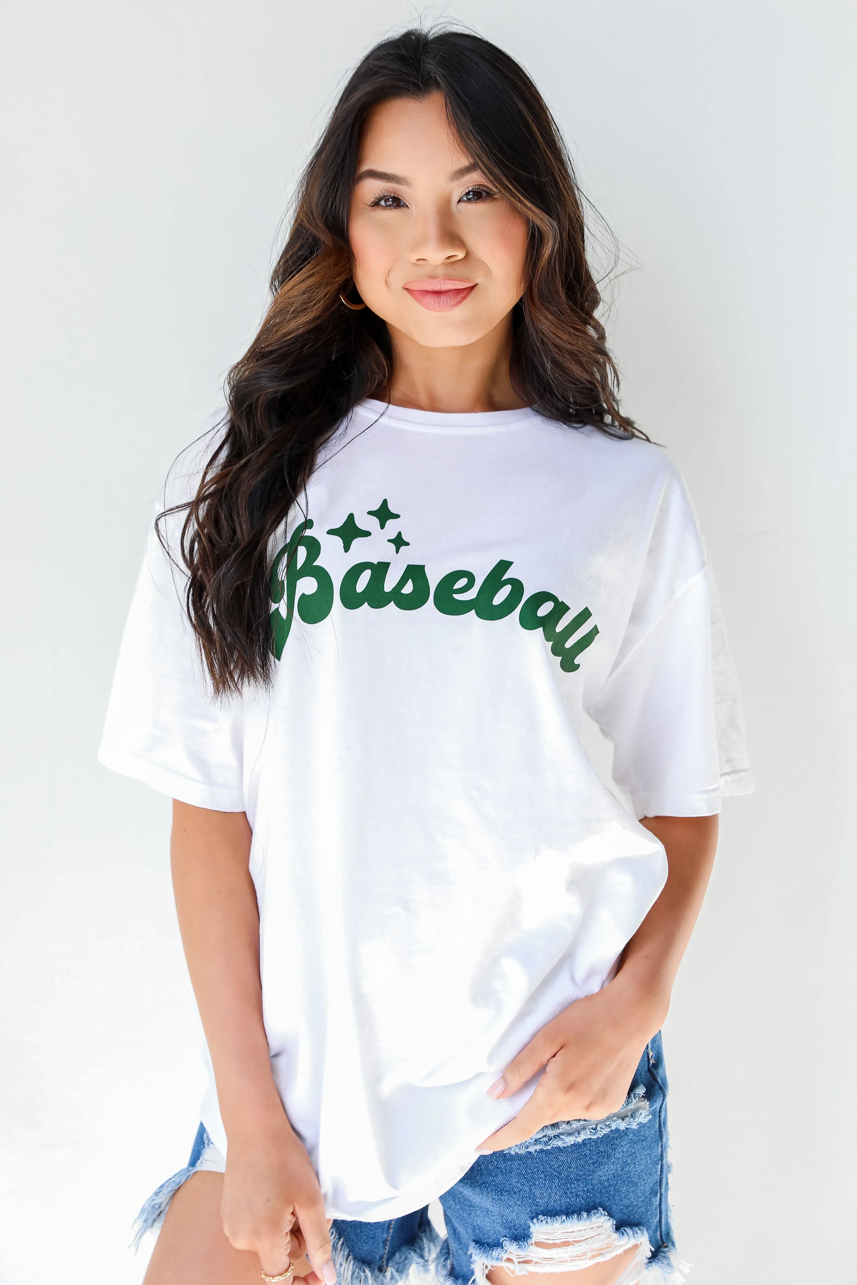 Green Baseball Tee