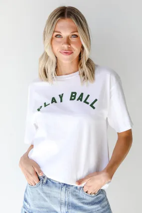 Green Play Ball Tee