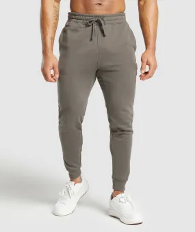 Gymshark Crest Joggers - Camo Brown