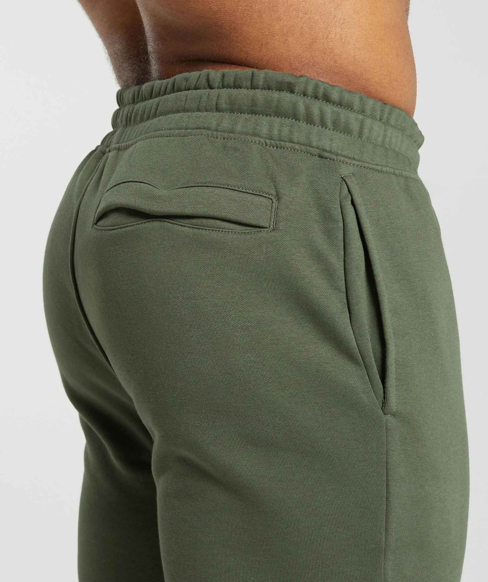 Gymshark Crest Joggers - Core Olive