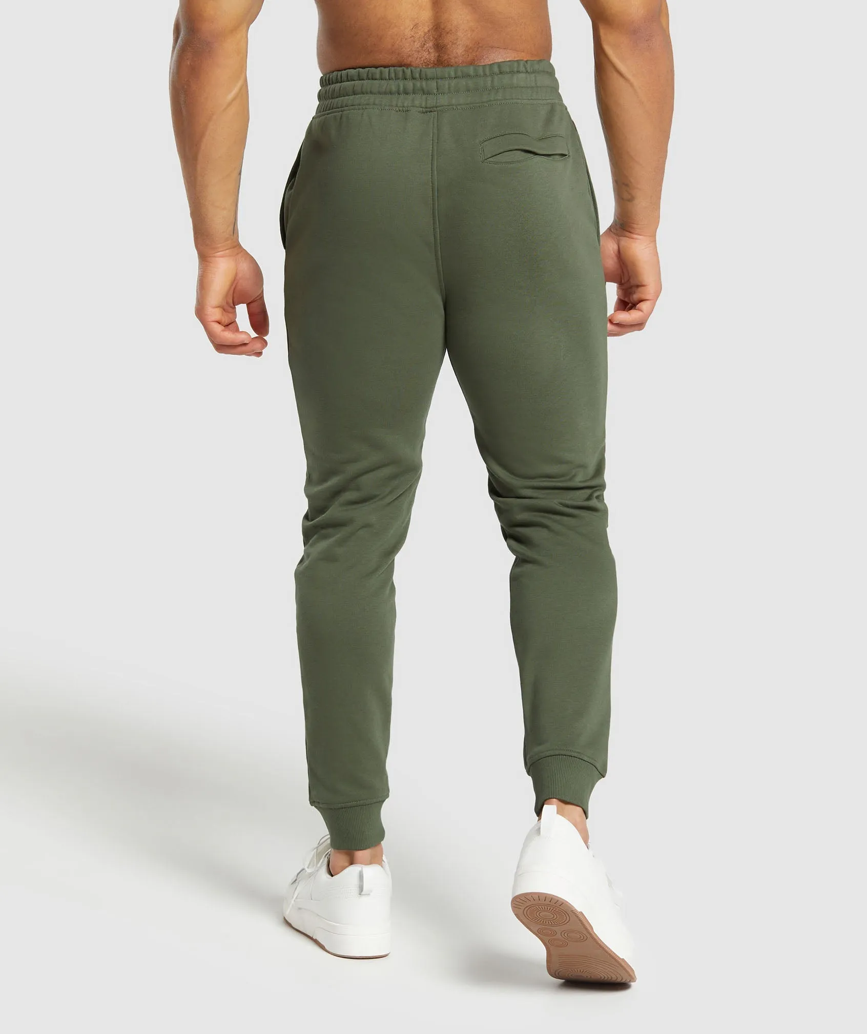 Gymshark Crest Joggers - Core Olive