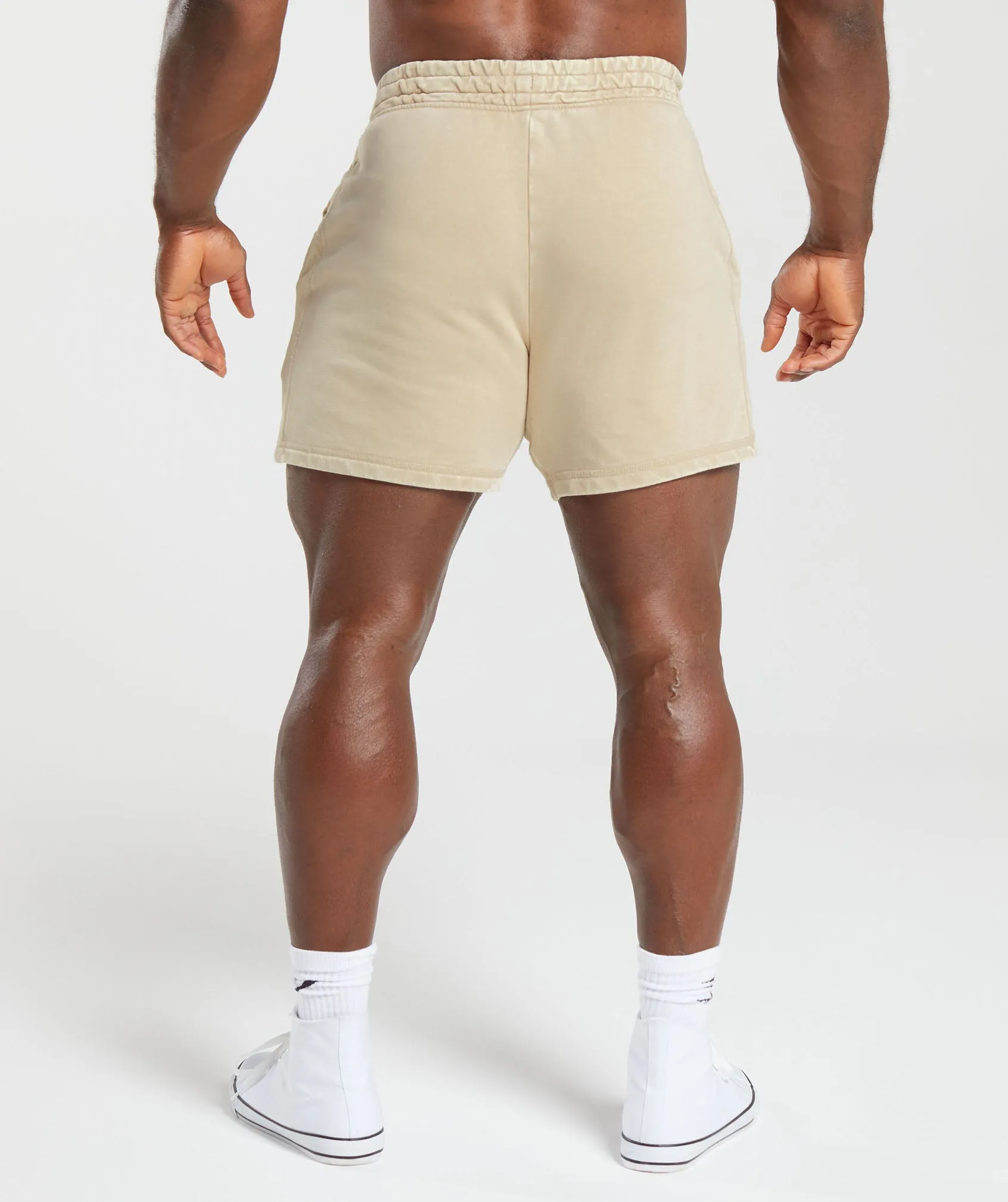 Gymshark Heritage 5" Shorts - Desert Beige