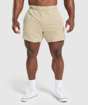 Gymshark Heritage 5" Shorts - Desert Beige