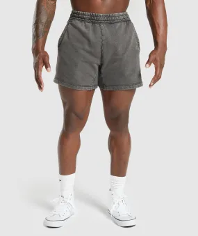 Gymshark Heritage 5" Shorts - Onyx Grey