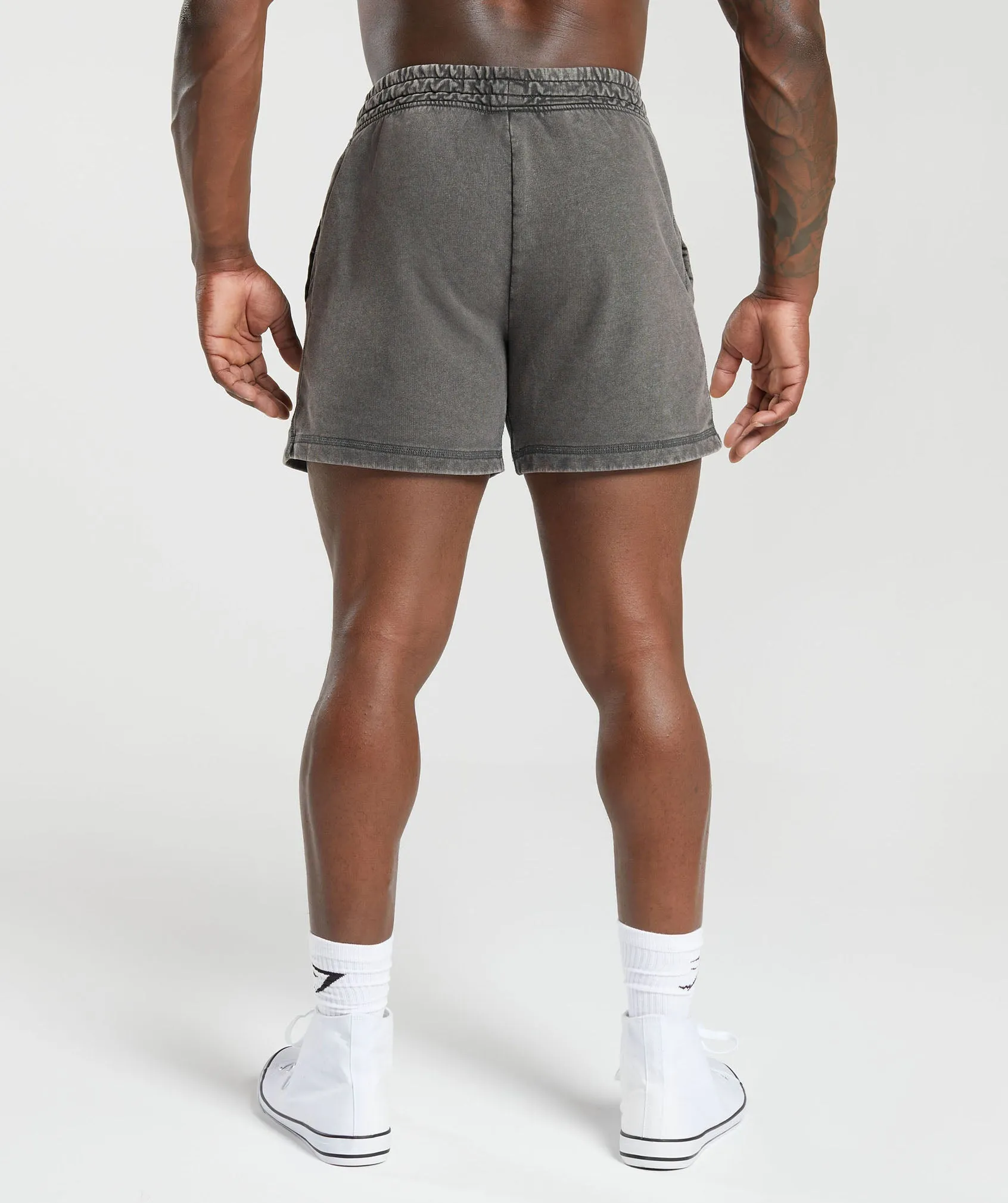 Gymshark Heritage 5" Shorts - Onyx Grey