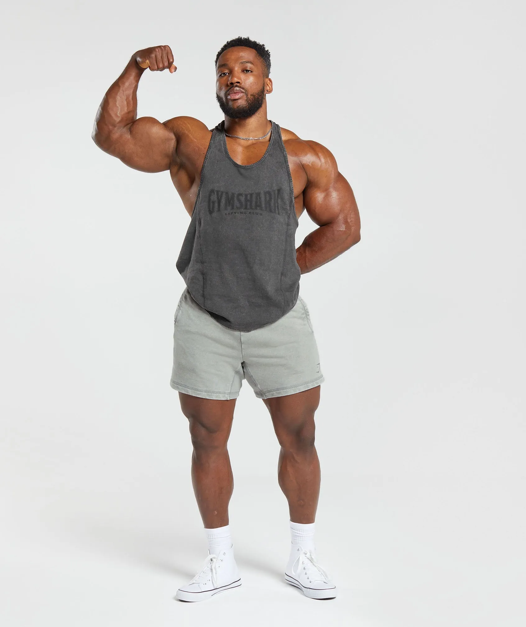 Gymshark Heritage 5" Shorts - Smokey Grey