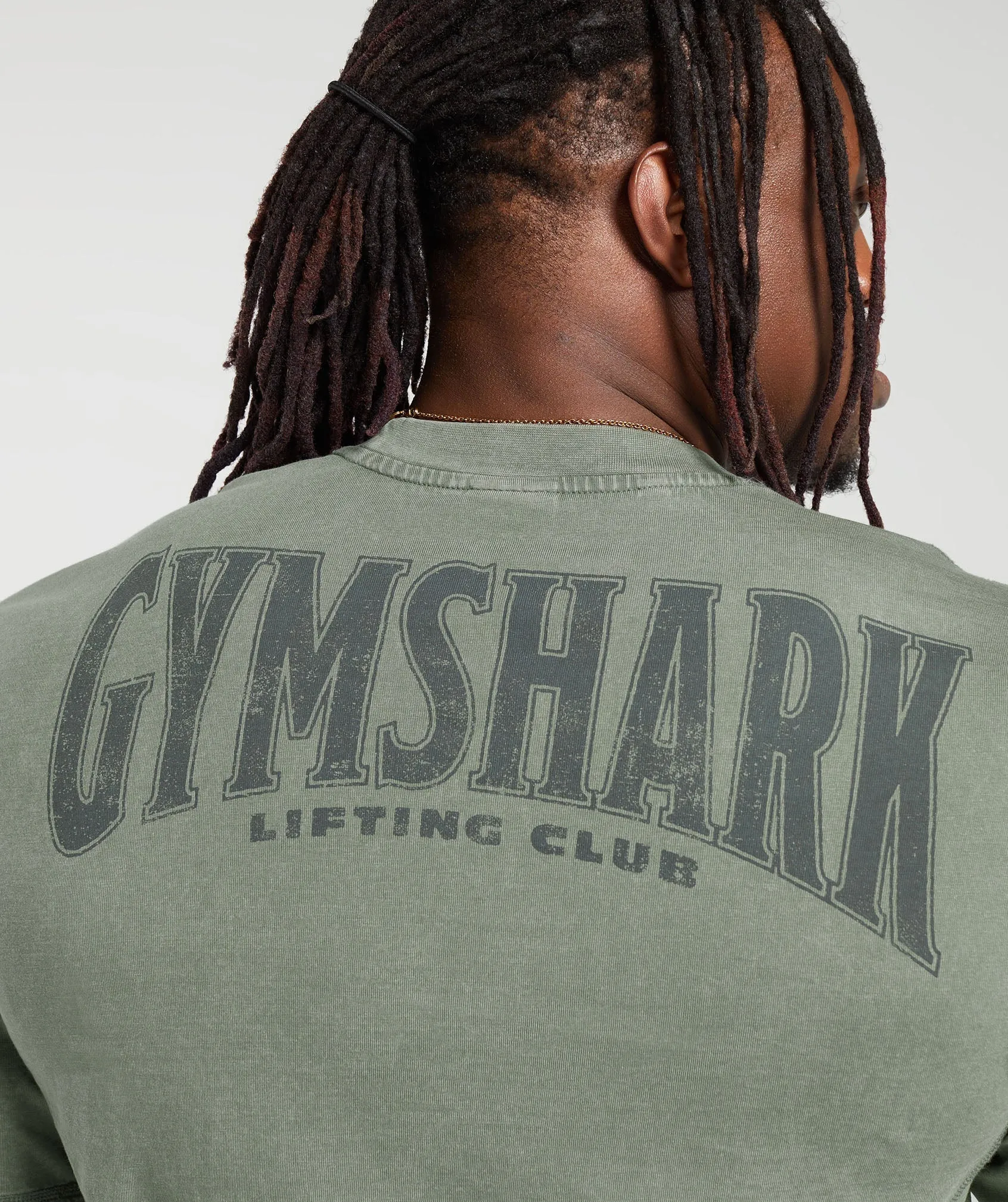 Gymshark Heritage Washed T-Shirt - Dusk Green