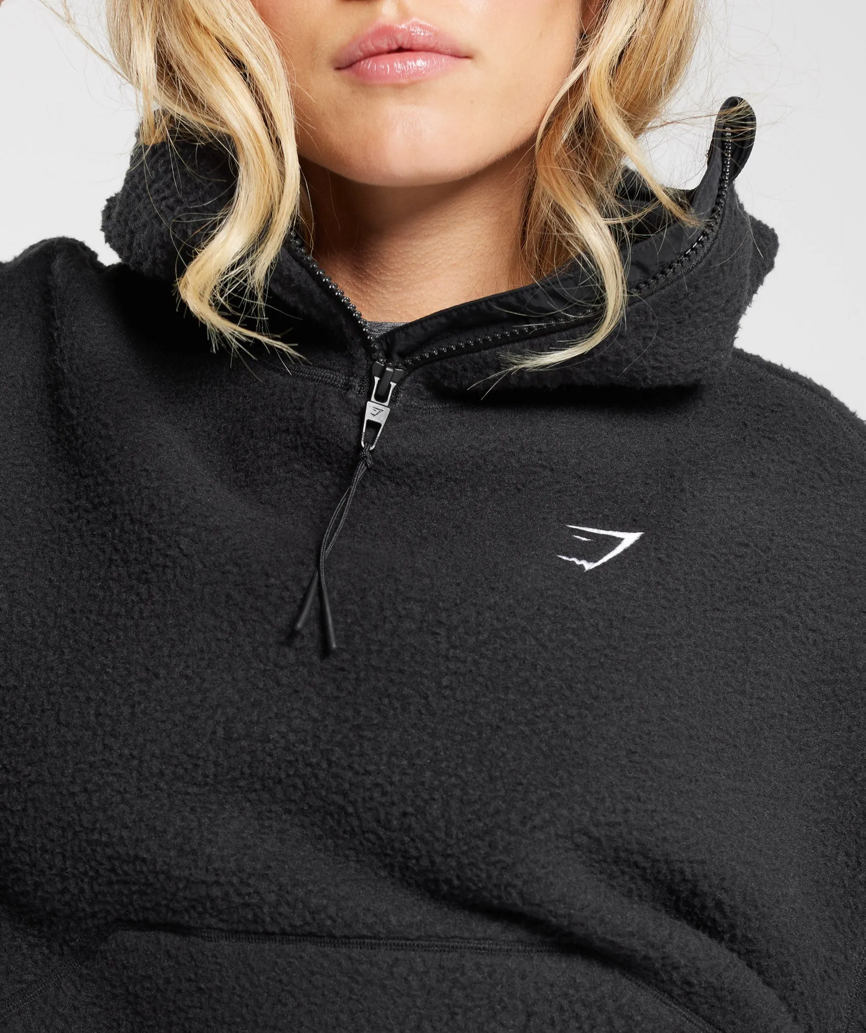 Gymshark Holt Textured Fleece - Black