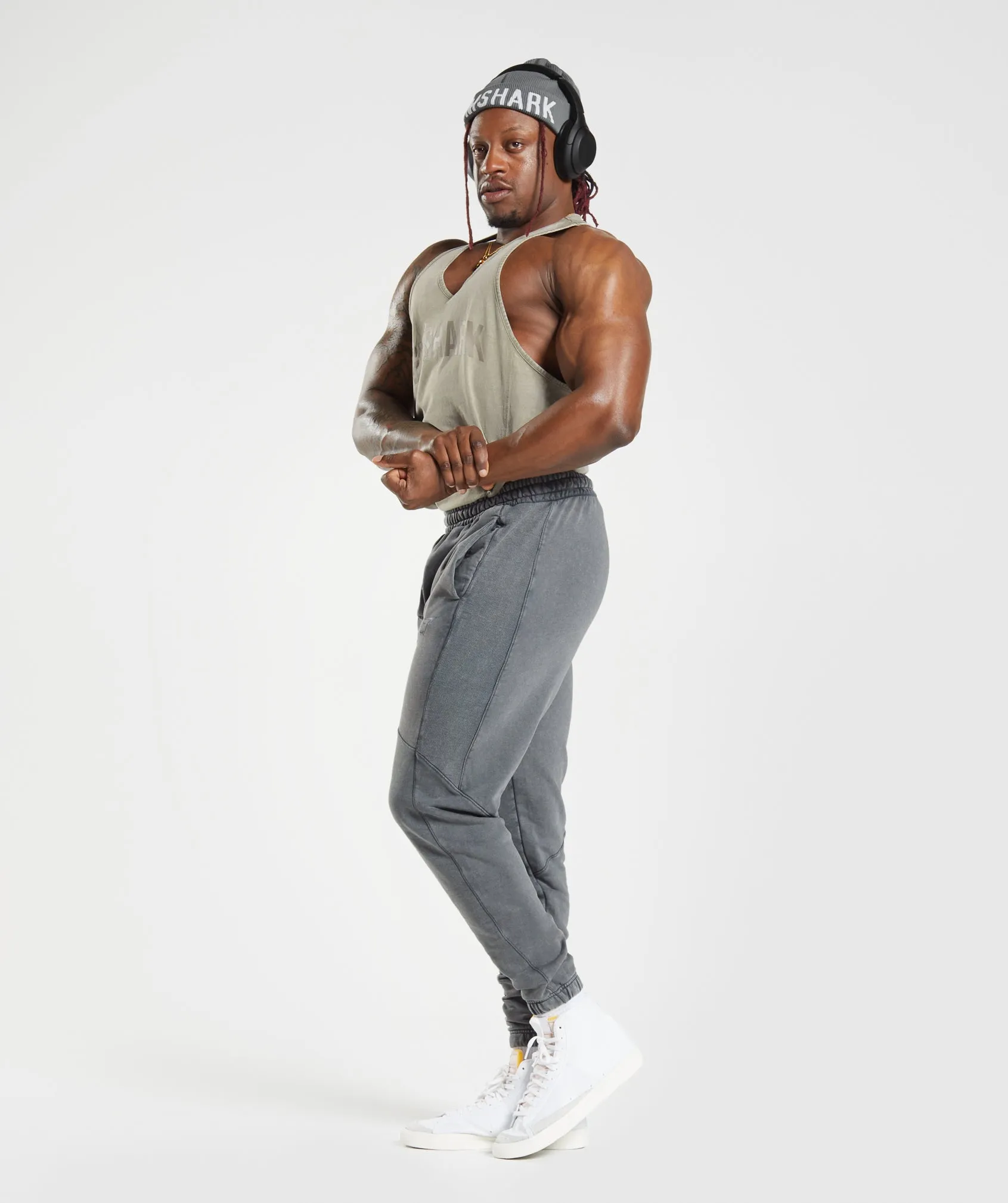 Gymshark Power Washed Joggers - Cosmic Grey