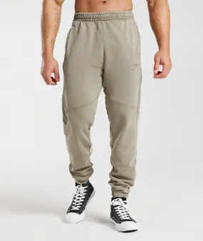 Gymshark Power Washed Joggers - Ecru Brown