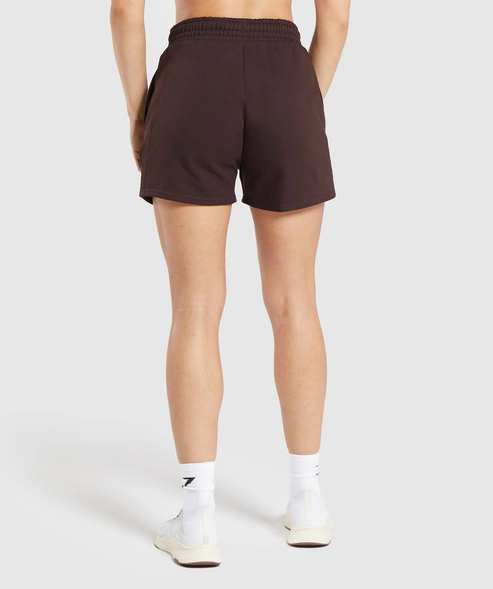 Gymshark Training Fleece Shorts - Heritage Brown