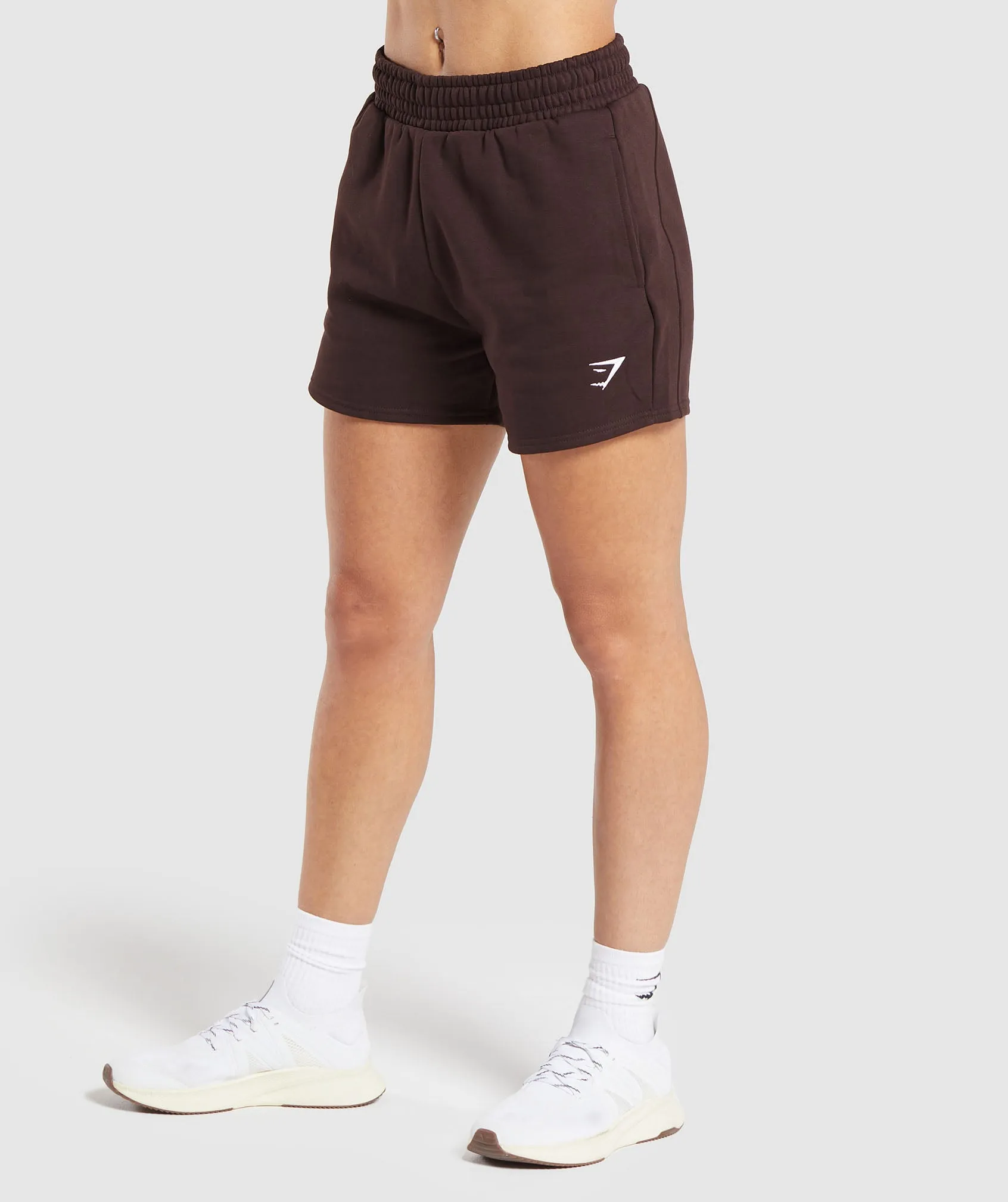 Gymshark Training Fleece Shorts - Heritage Brown