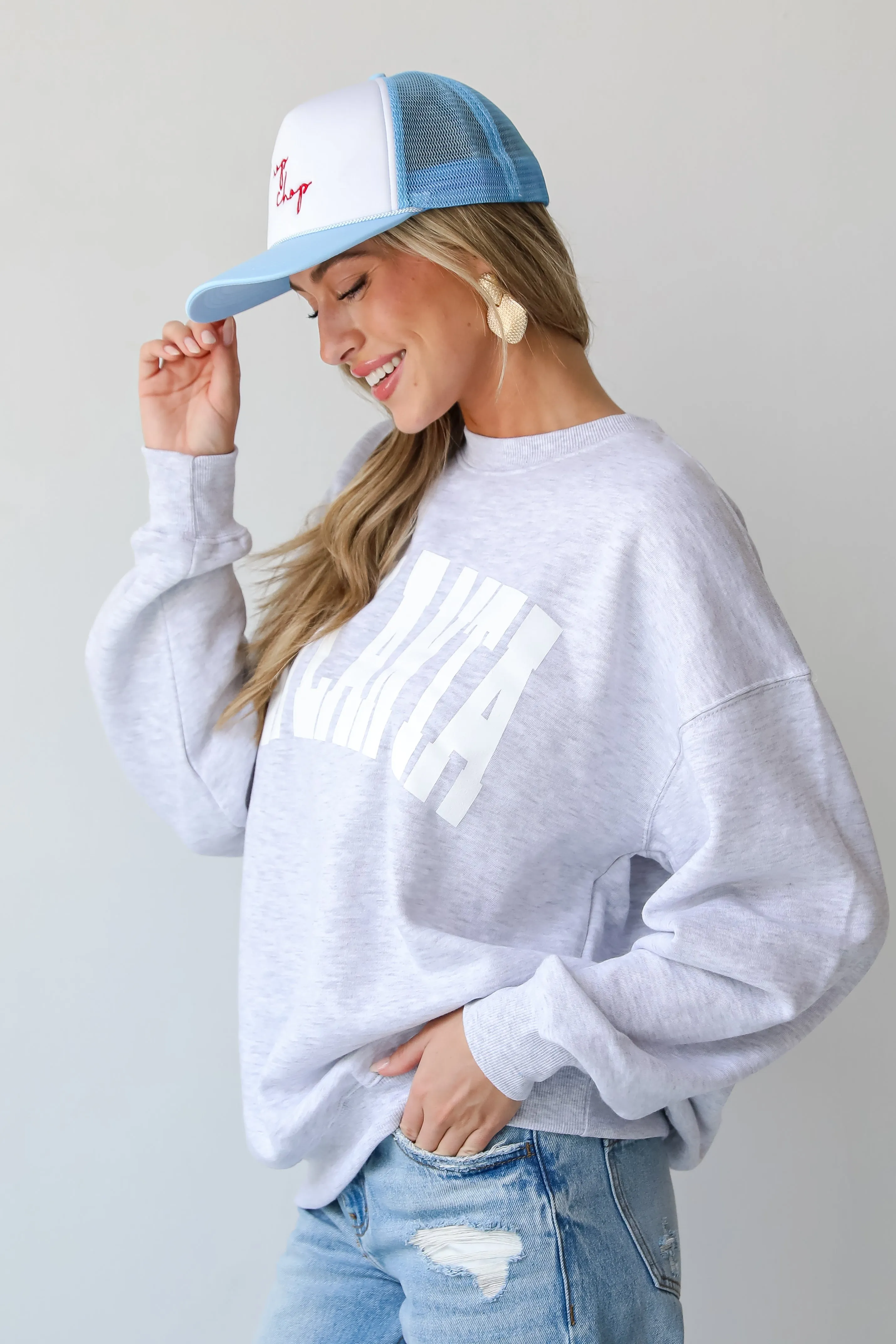 Heather Grey Atlanta Sweatshirt