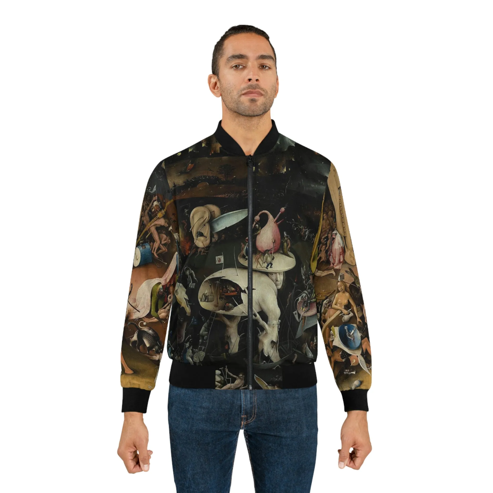 Hieronymus Bosch Men's AOP Bomber Jacket