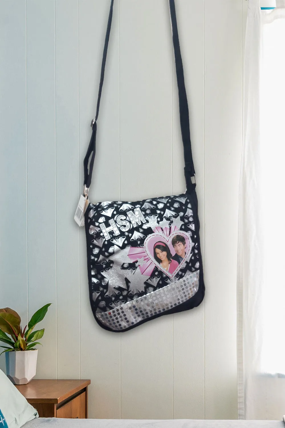 High School Musical Black Shoulder Bag