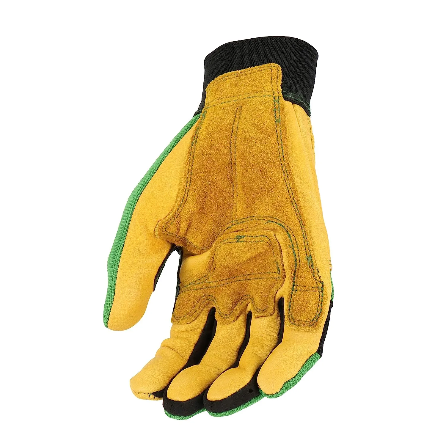 John Deere Grain Cowhide Leather Work Gloves