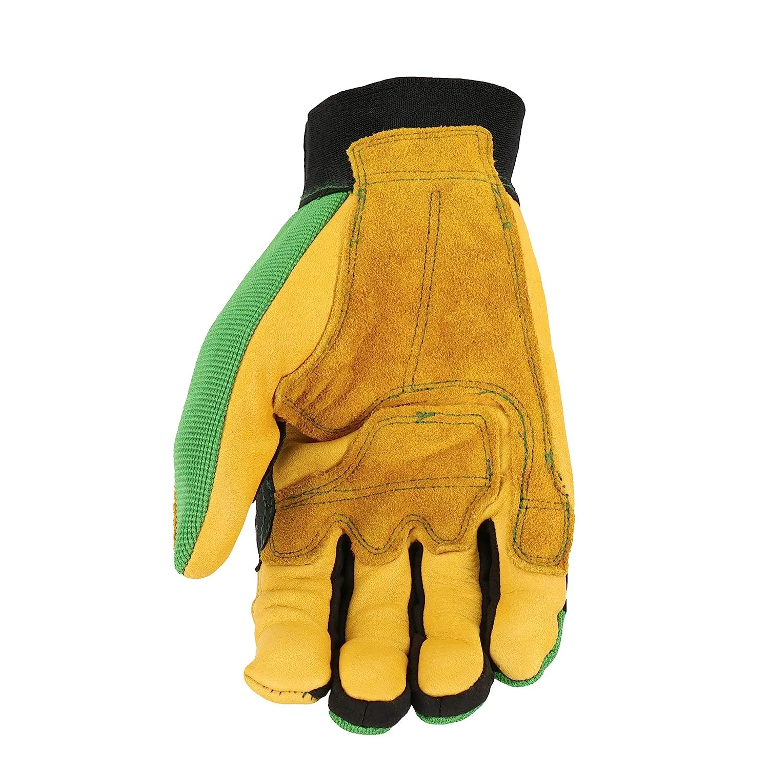 John Deere Grain Cowhide Leather Work Gloves